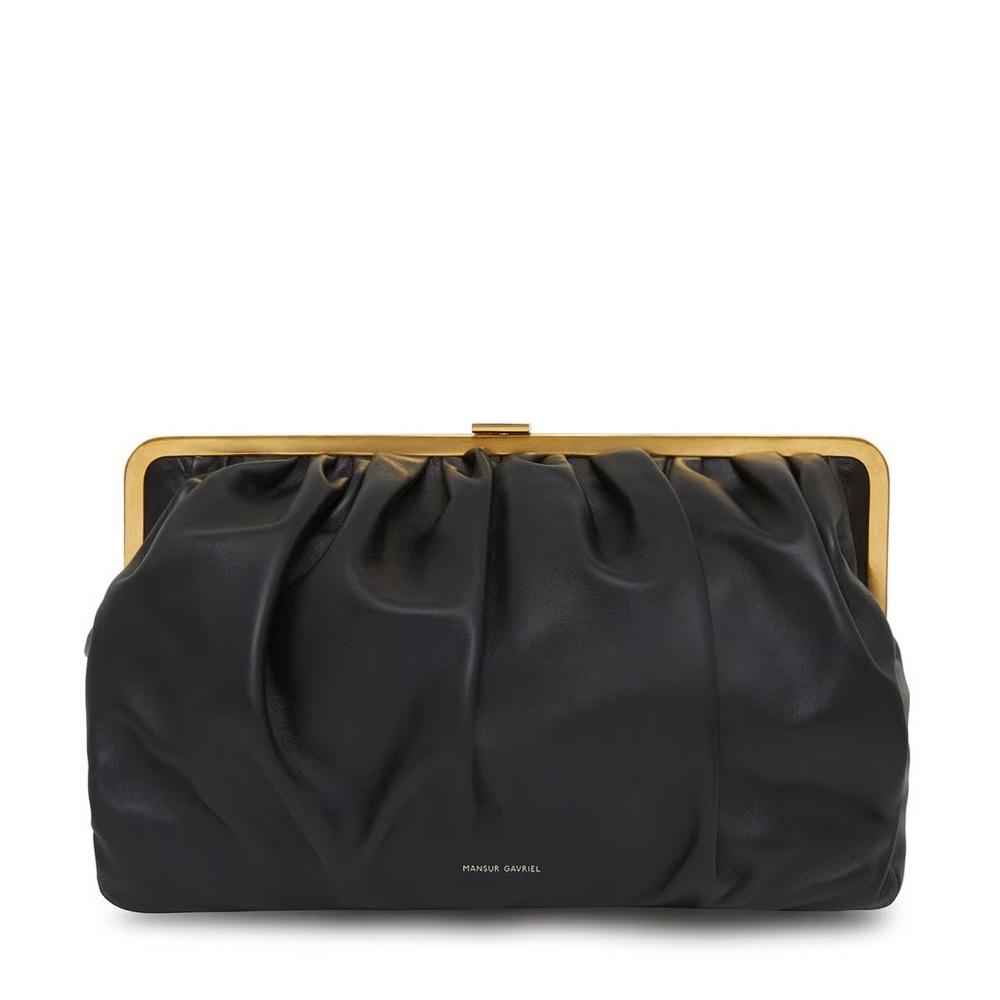 MANSUR GAVRIEL Wave Clutch in Black. Brand New With Tags.